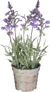 Artificial Lavender in pot purple (25 x10 cm)