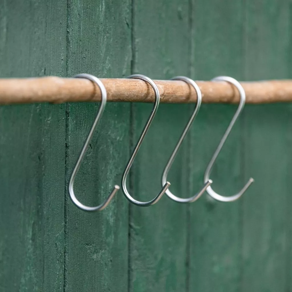 Gardman Galvanised S Hooks 4pk - Image 3