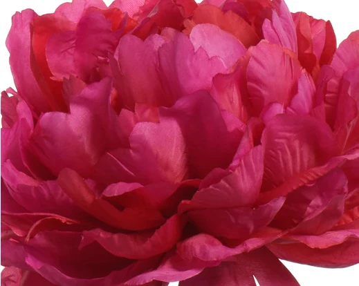 Faux Peony On Stem - Fuchsia (72x34cm) - Image 2