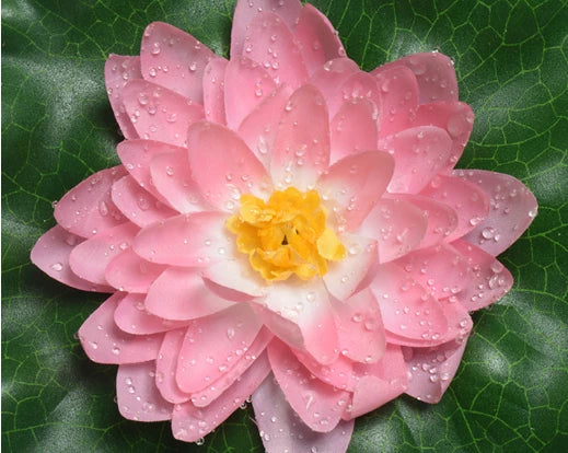 Artificial Lotus Flower with Water Drop - Image 2