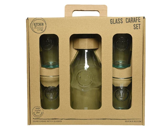 Beverage Set Made From Recycled Glass - Image 3