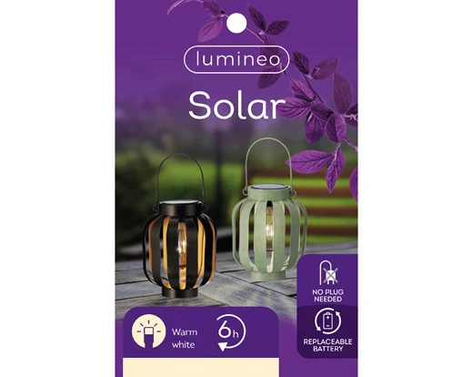 Lumineo Solar Lantern (20.8cm) - Image 6