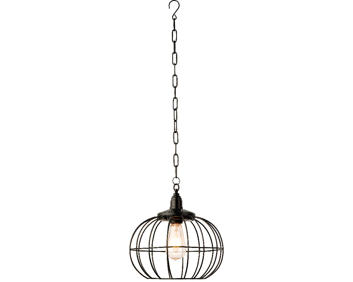 Lumineo Solar Hanging Light – Black Iron - Image 3