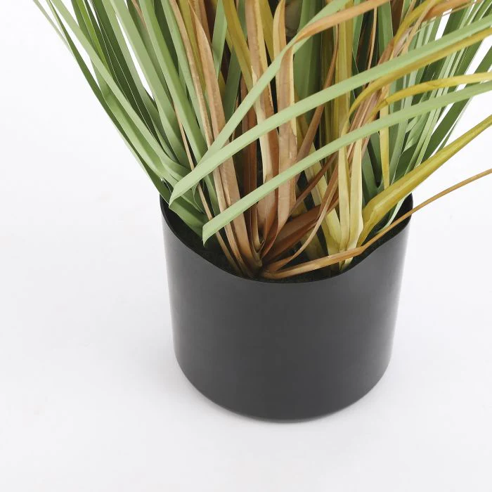 Artificial Plume Grass Foxtail White Pot (H120xD45) - Image 3