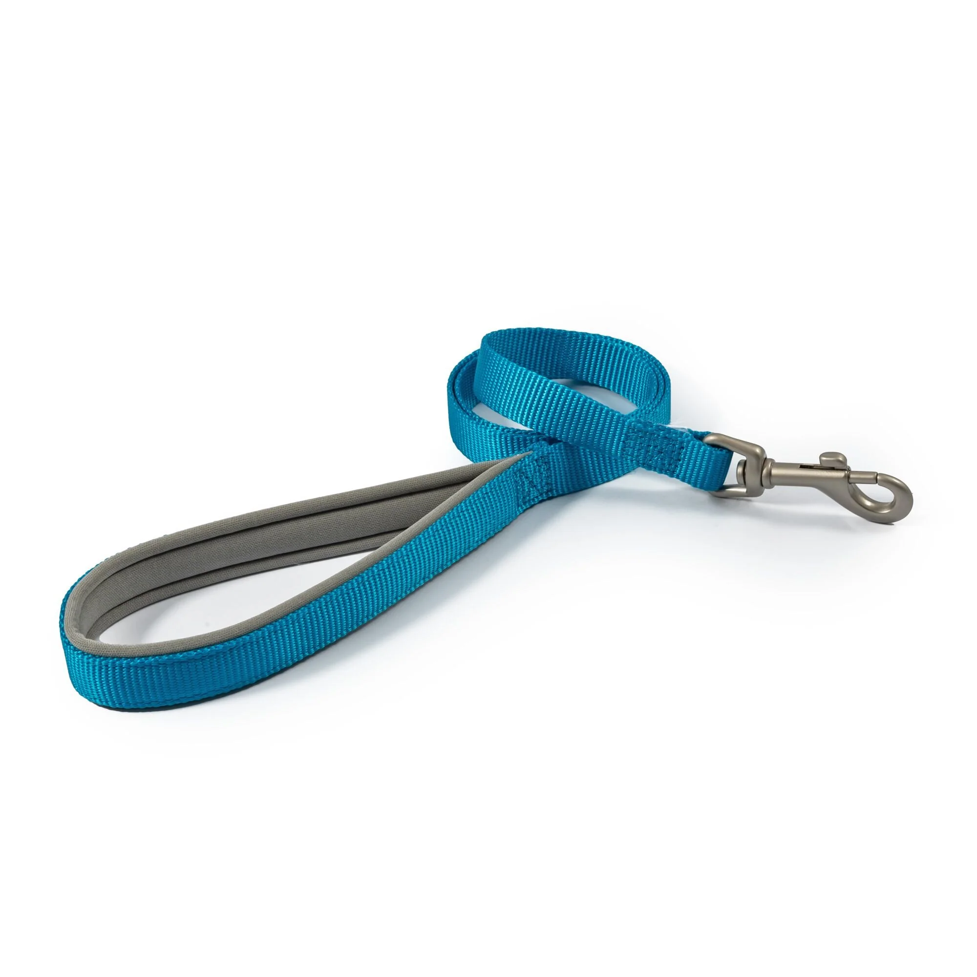 Ancol Viva Padded Nylon Snap Lead Blue 50kg  19mm x 1m