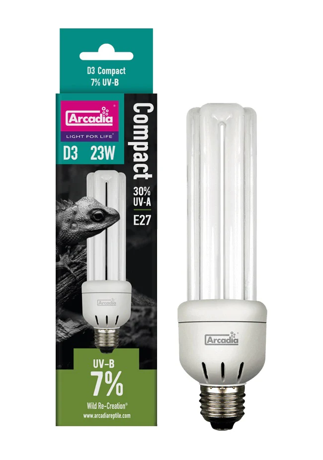 Arcadia D3 Compact Bulb 7% 23 Watts