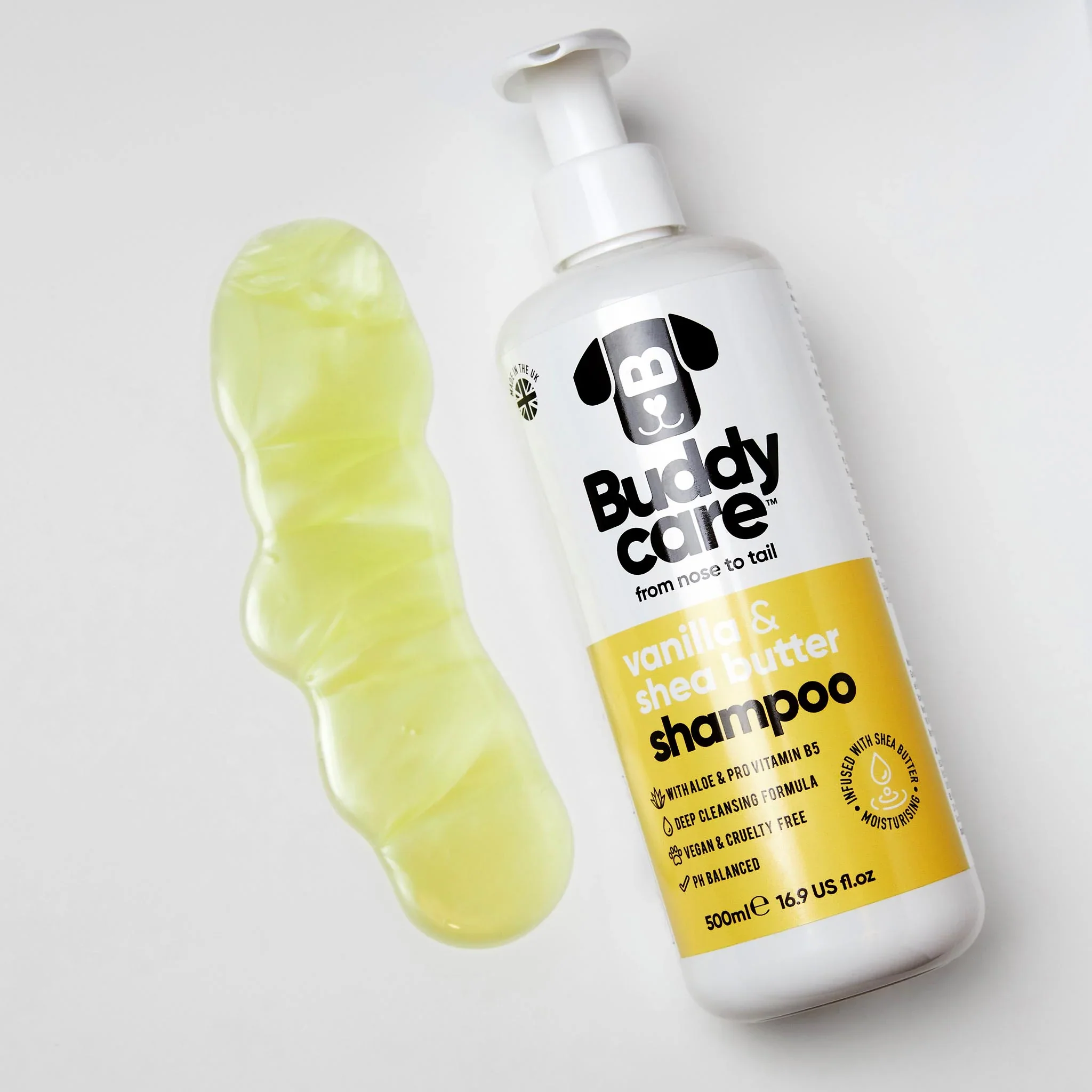 Buddycare Vanilla & Shea Butter Dog Shampoo (500ml) - Image 2