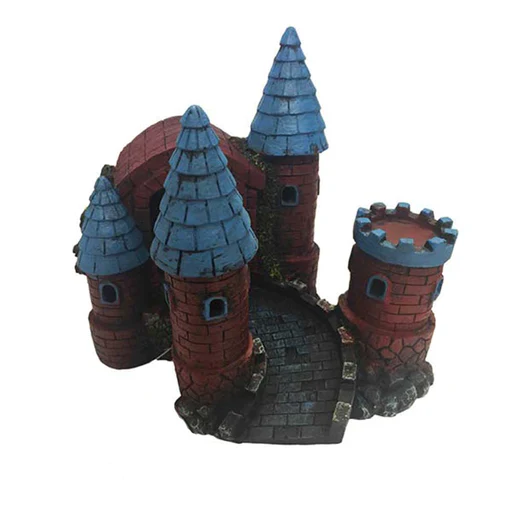 Betta Aquarium Ornament Medium Castle (11cm (w) x 14cm (h)) - Image 2