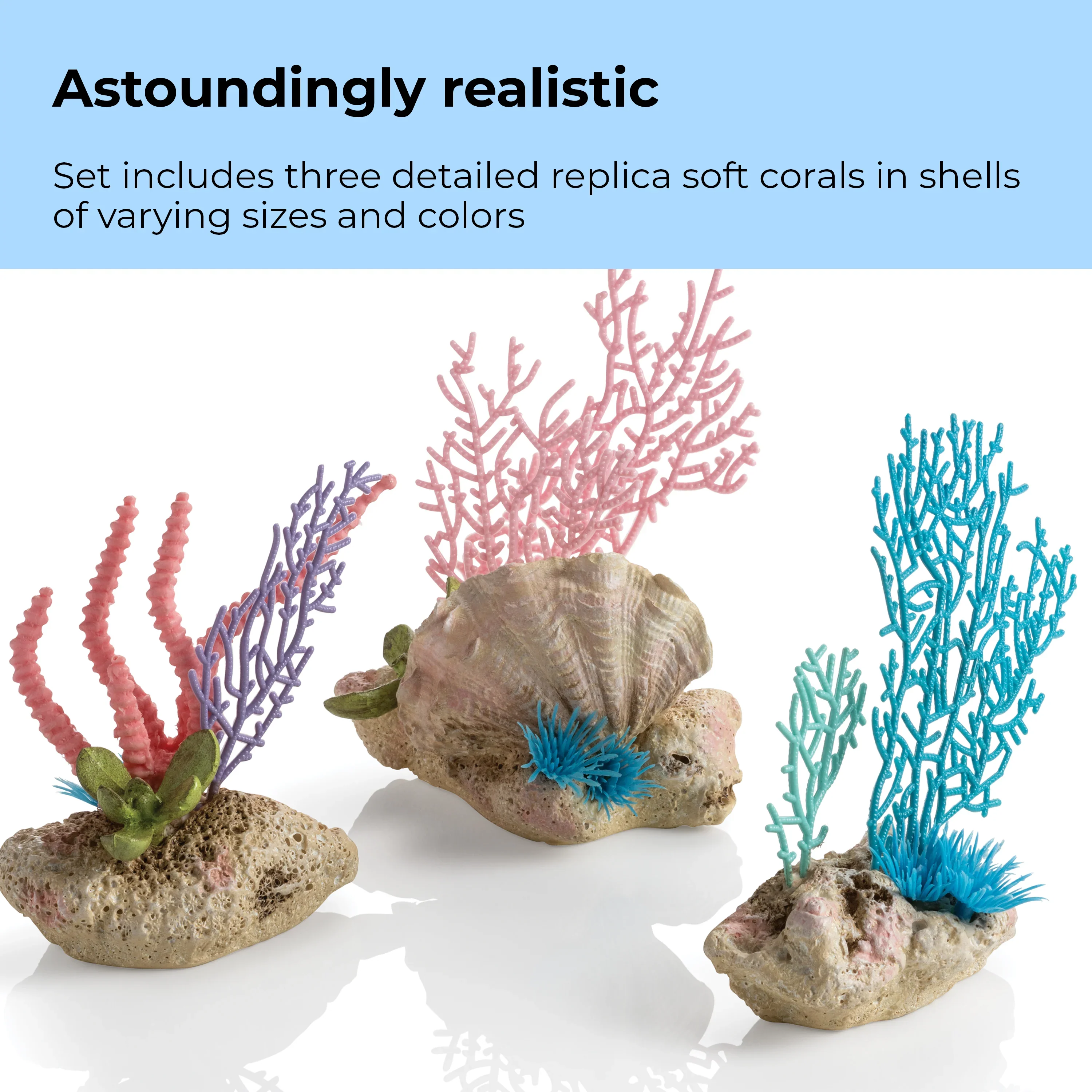 BiOrb coral fans & shells set - Image 4