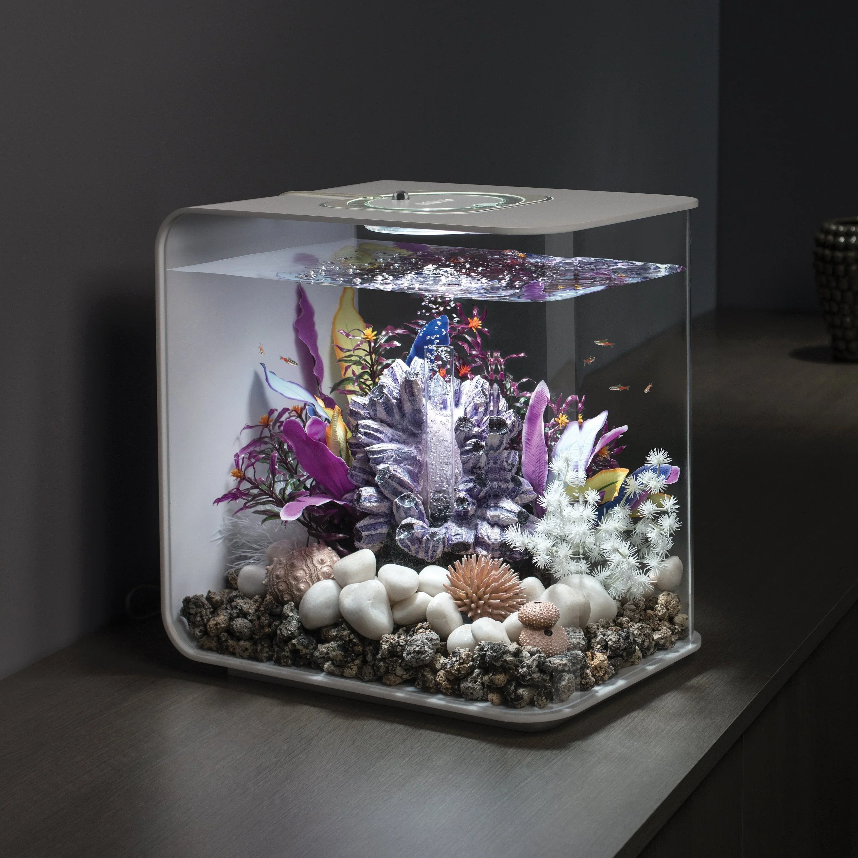 biOrb Flow Aquarium 30 Litre with Multi Colour LED Light-Remote Control White - Image 3