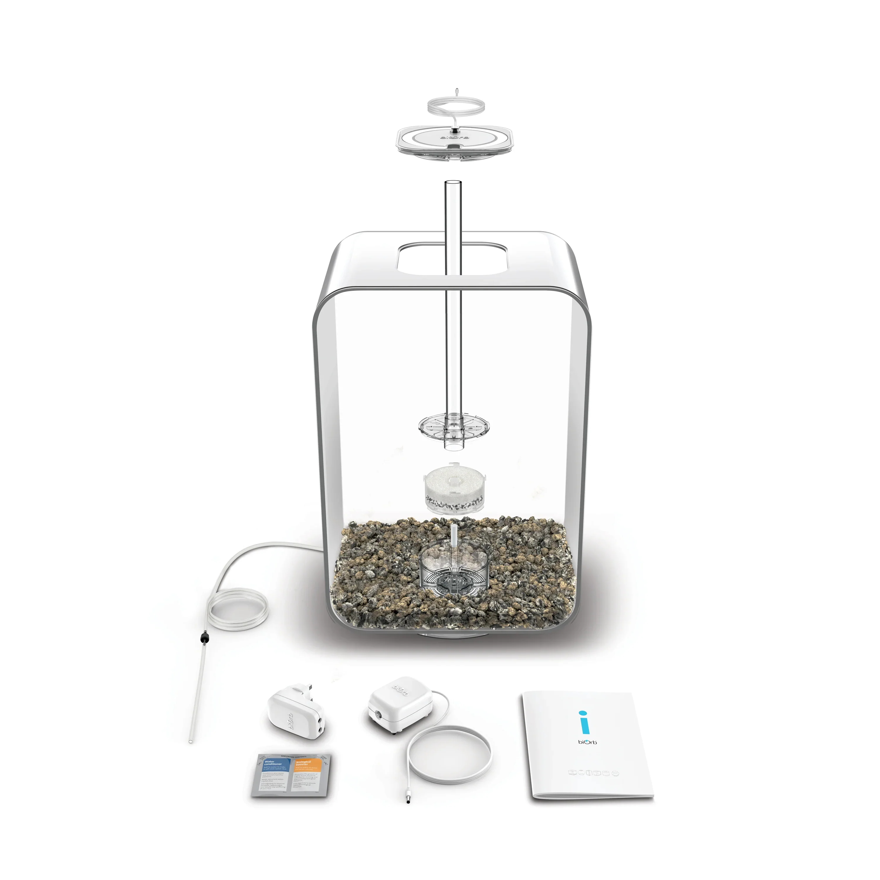 biOrb Life Aquarium 45 Litre with Multi Colour LED Light-Remote Control Transparent - Image 2