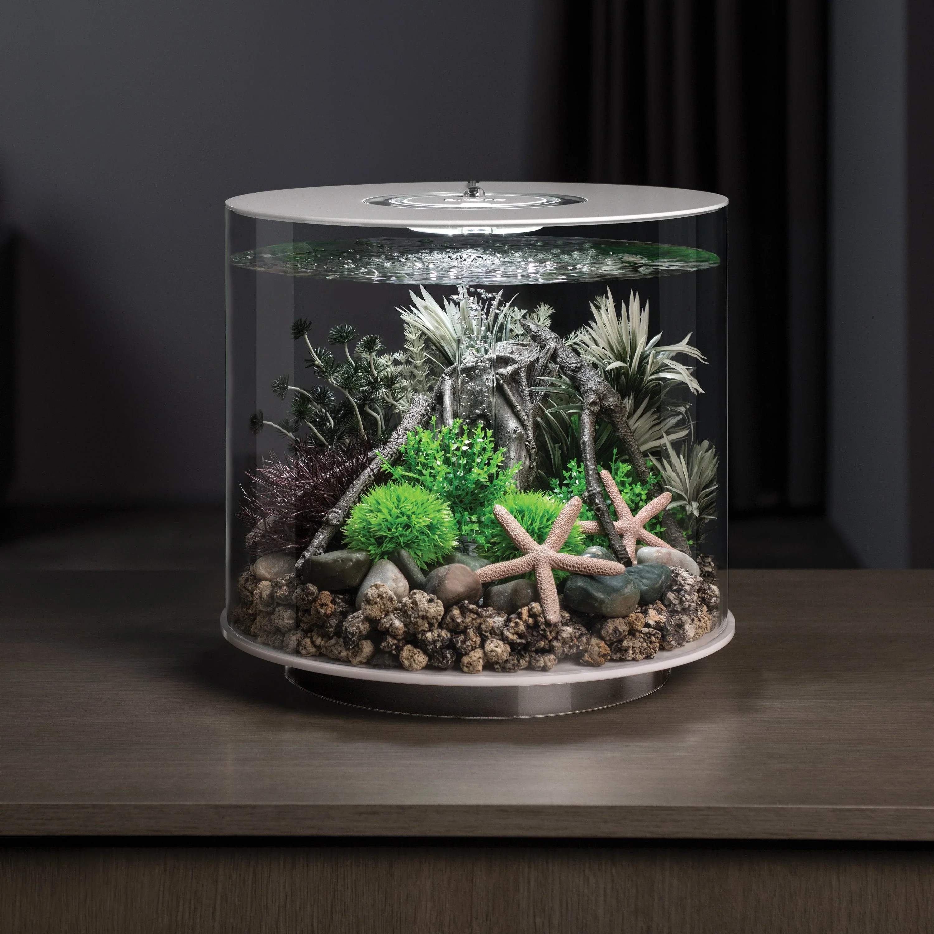 biOrb Tube Aquarium 15 Litre with Multi Colour LED Light-Remote Control White - Image 3