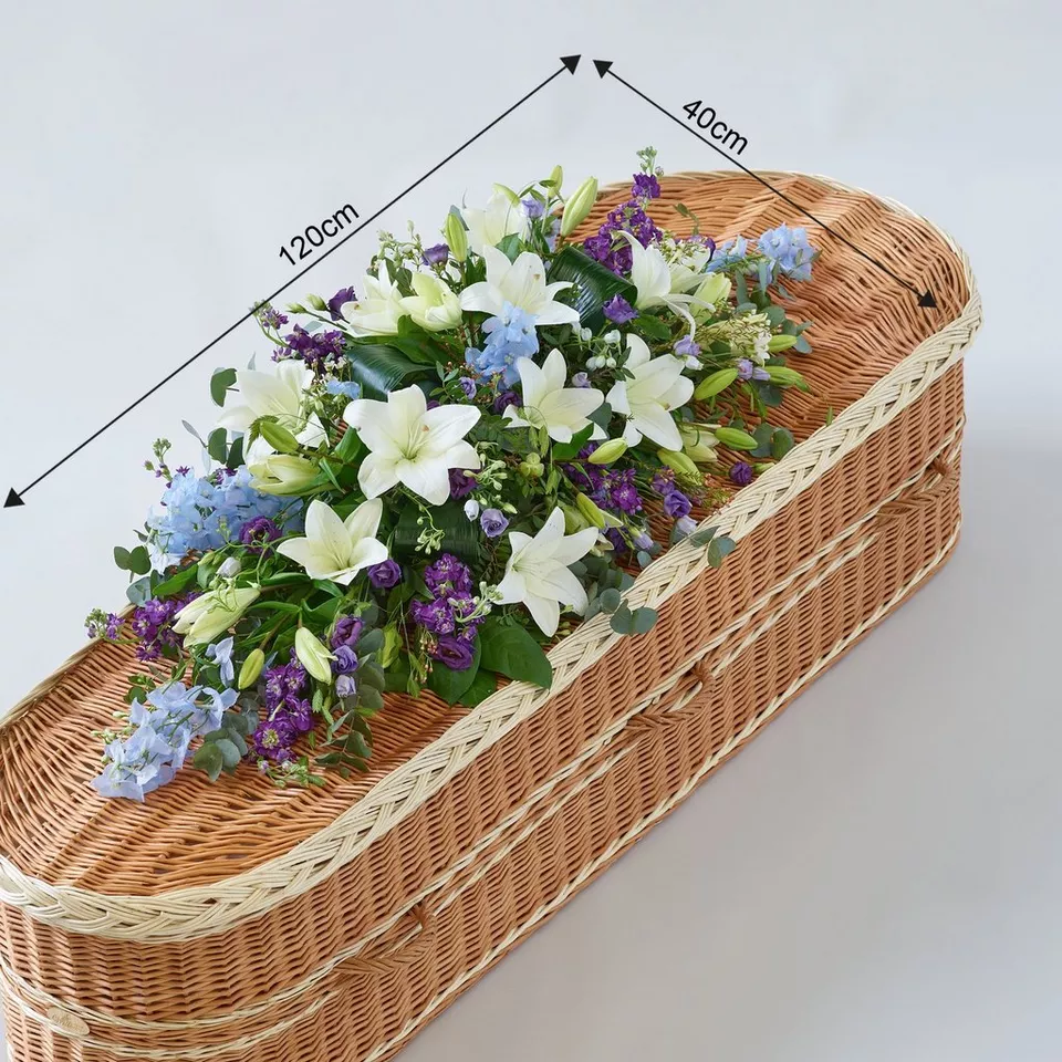 Blue and White Casket Spray - Image 5