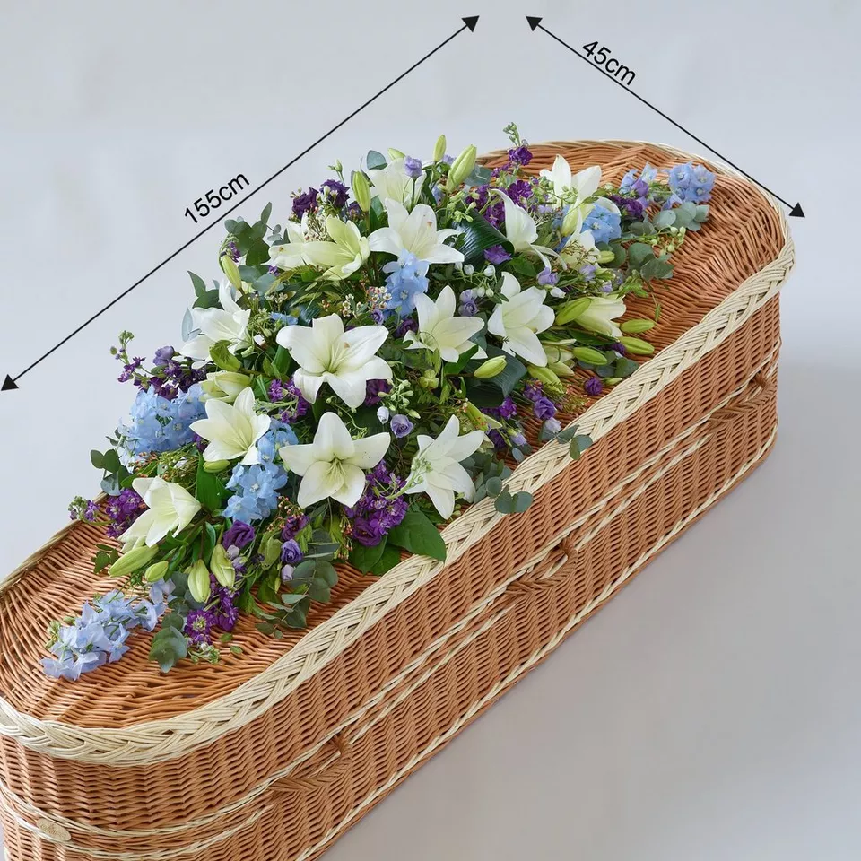 Blue and White Casket Spray - Image 7