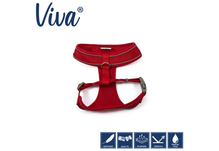 Ancol Viva Comfort Mesh Dog Harness Red Small (34-45cm Chest) - Image 2