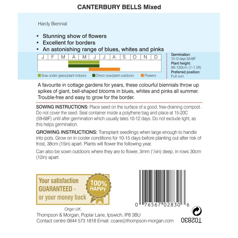 Canterbury 'Bells Mix' - Image 2