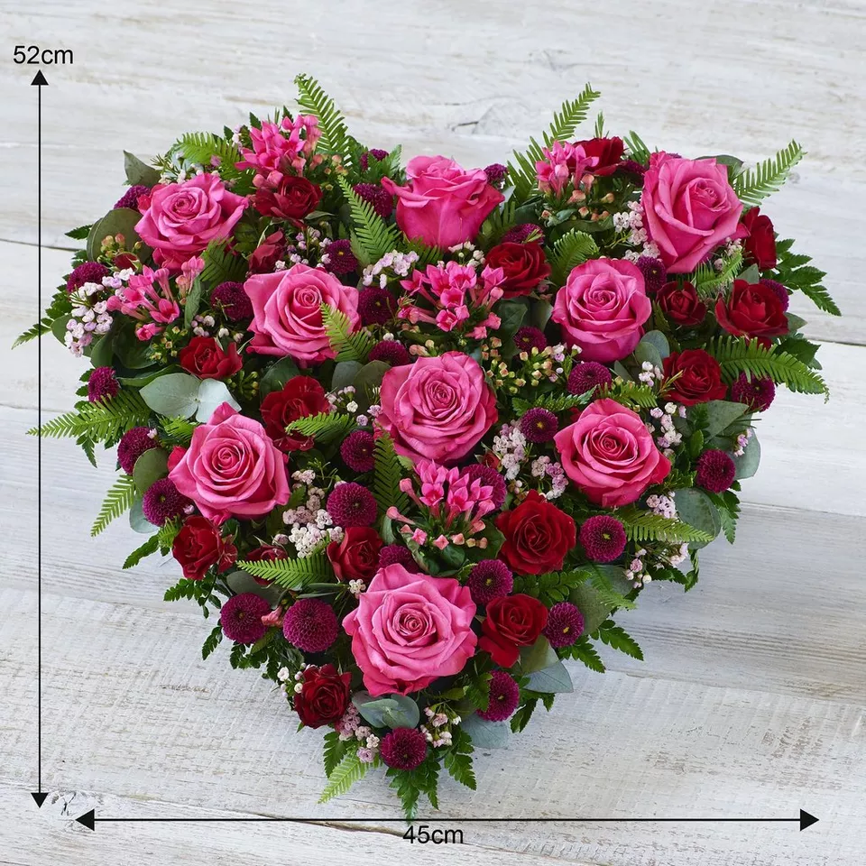 Cerise Rose Heart - Image 2