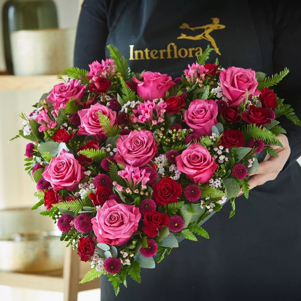 Cerise Rose Heart - Image 3