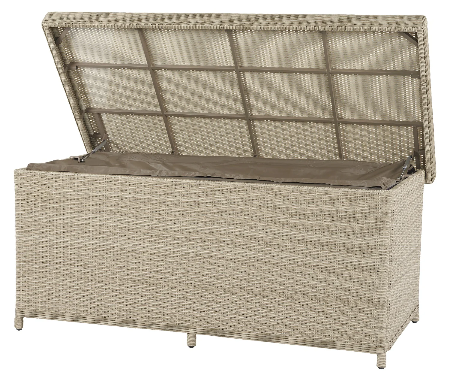 Chedworth Large Cushion Box including Liner - Sandstone - Image 5