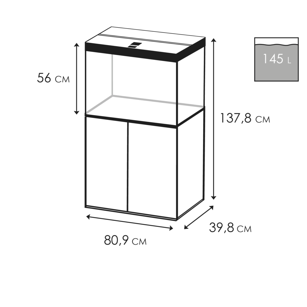 Ciano Emotions Pro 80 Mystic Aquarium With FREE Cabinet 145 Litre - Image 3