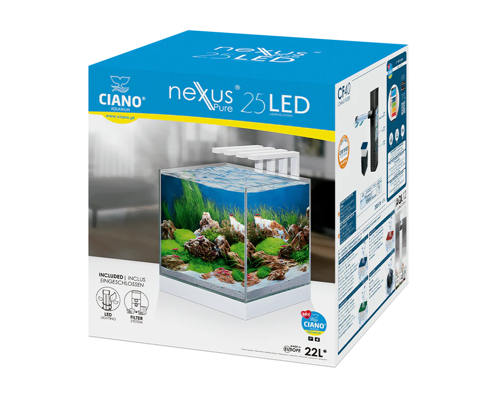 Ciano Nexus Pure 25 Aquarium With LED Lights 22 Litre - Image 3