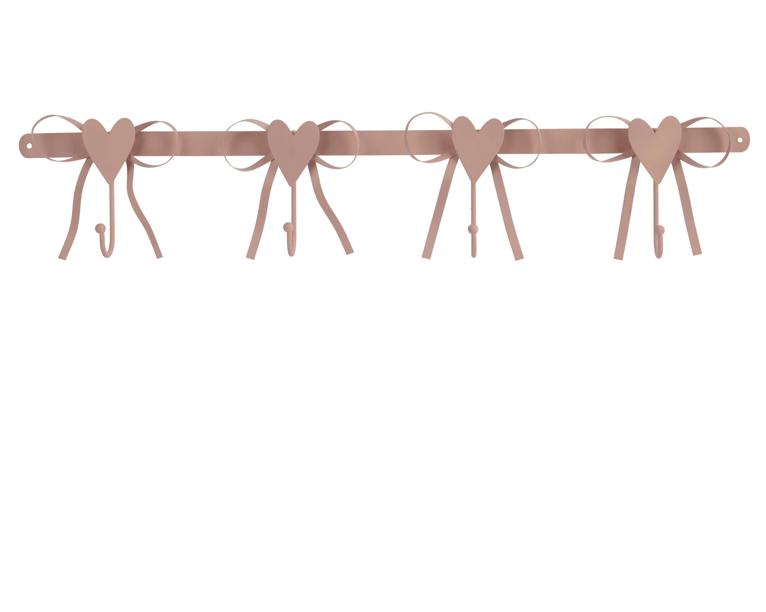 Coat rack Metal w bow
