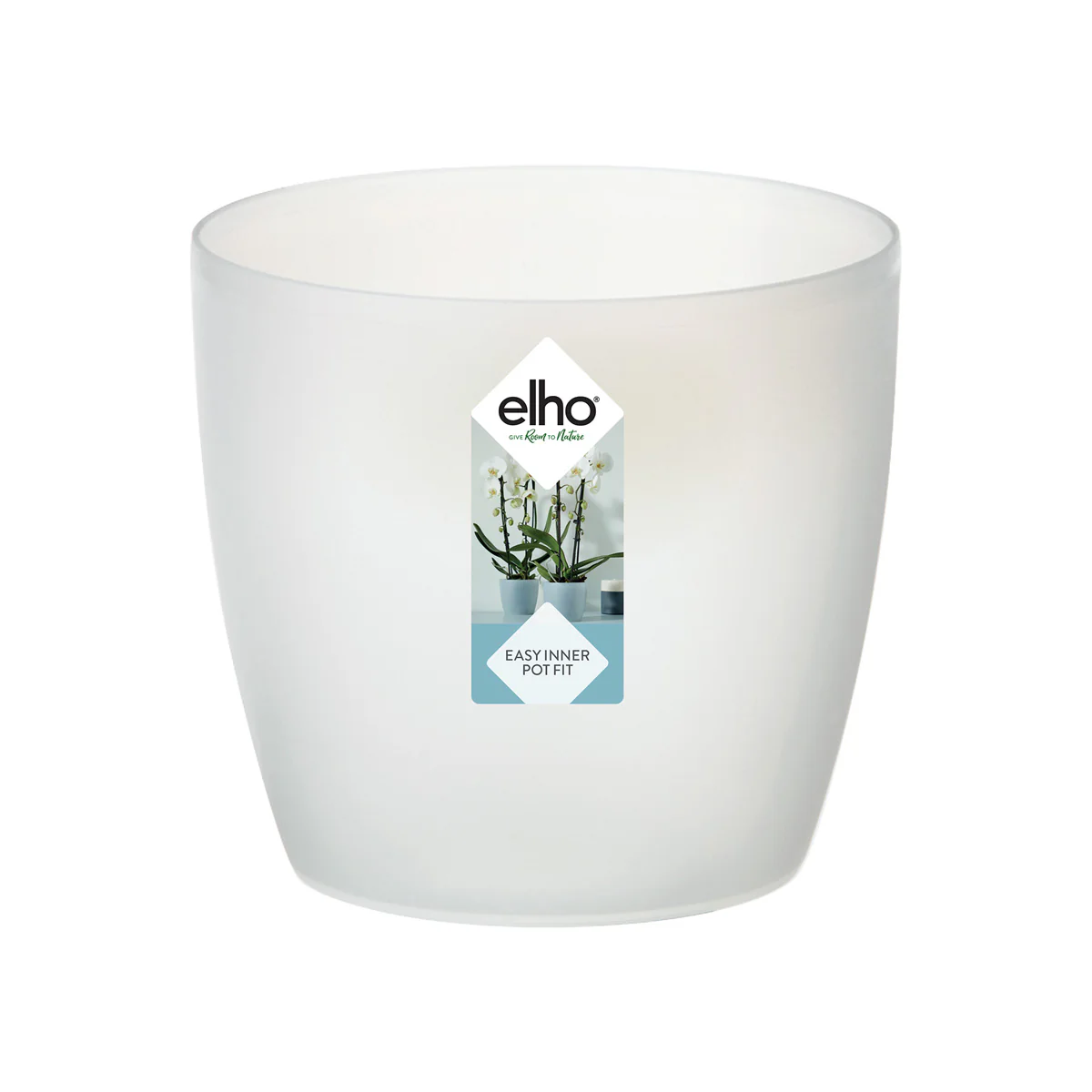 Elho Brussels Orchid  Pot 16cm Transparent