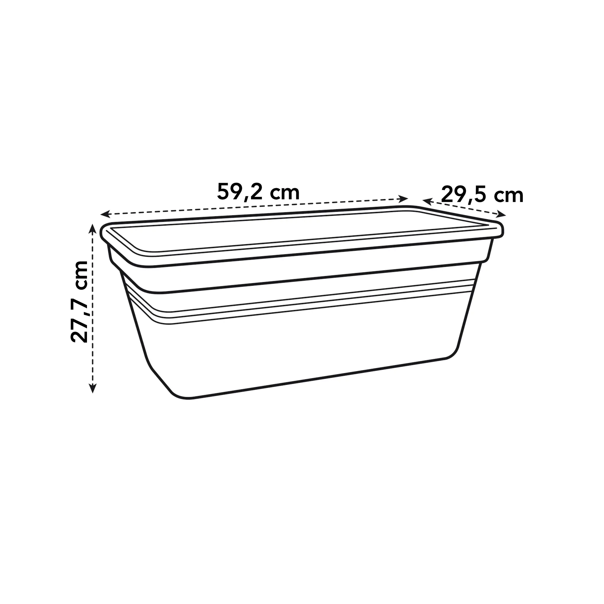 Elho Green Basics Garden xxl 60cm Mild Terracotta colour - Image 7