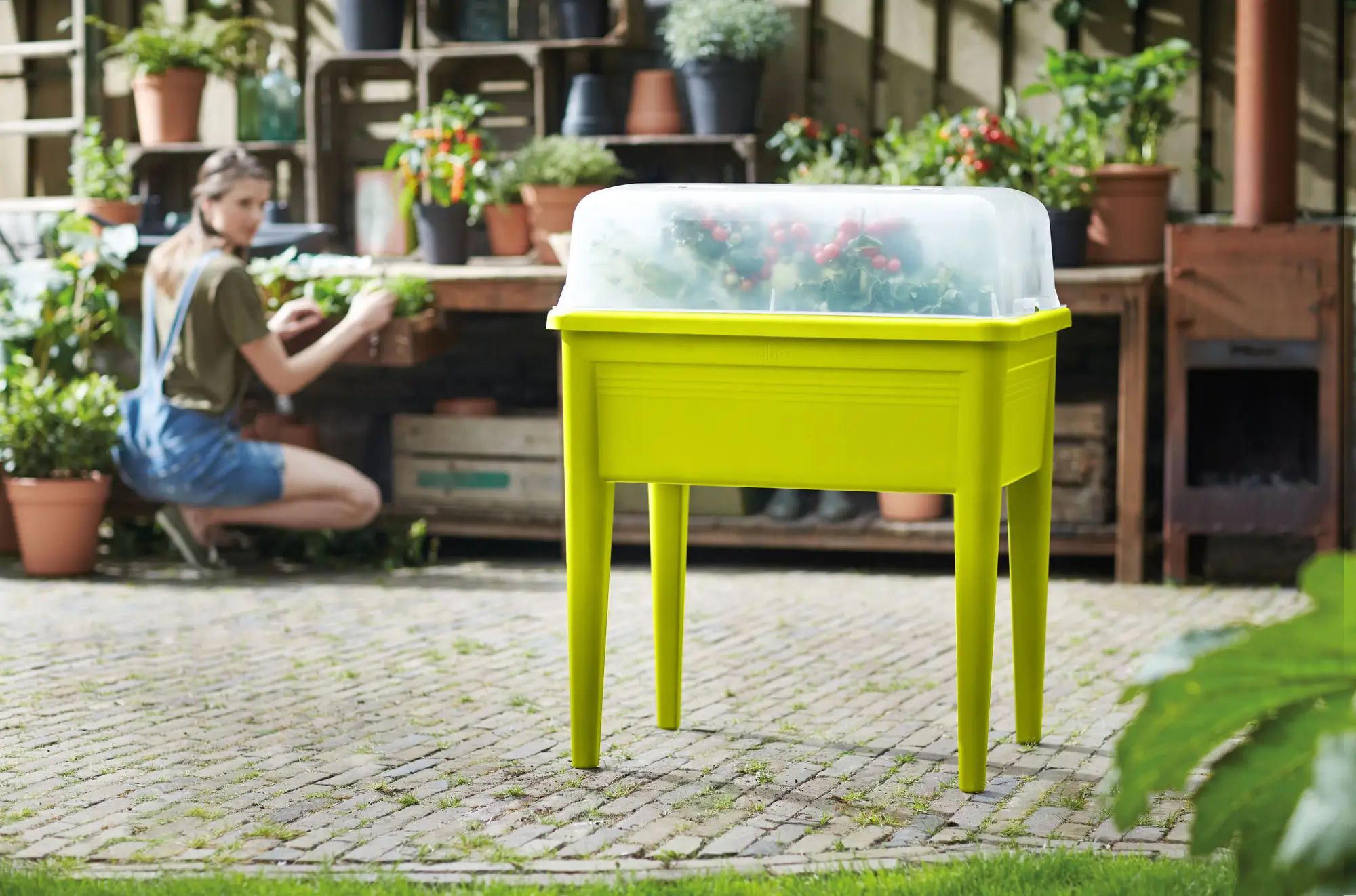 Elho Green Basics Grow Table Super XXL Lime Green - Image 3