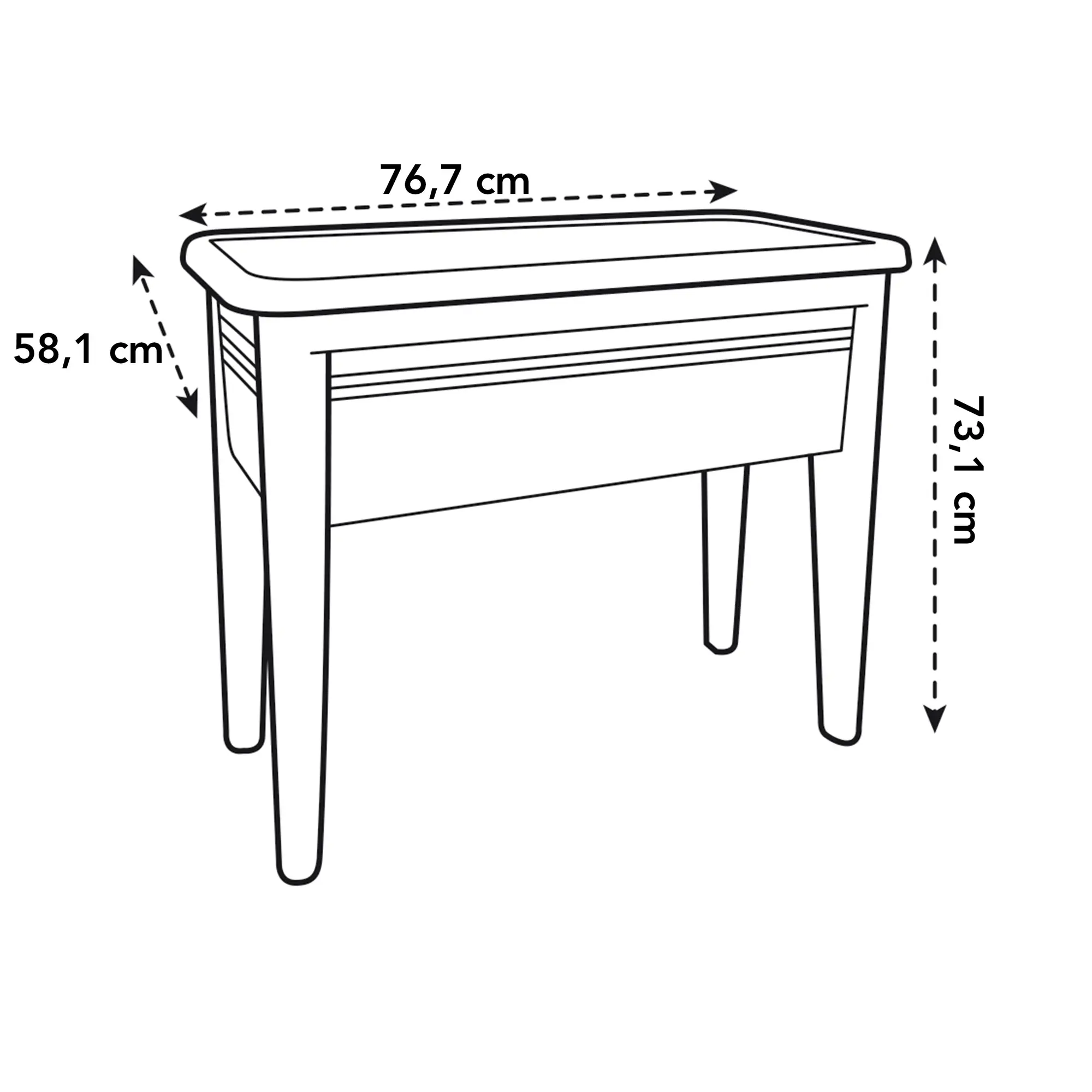 Elho Green Basics Grow Table Super XXL Lime Green - Image 4