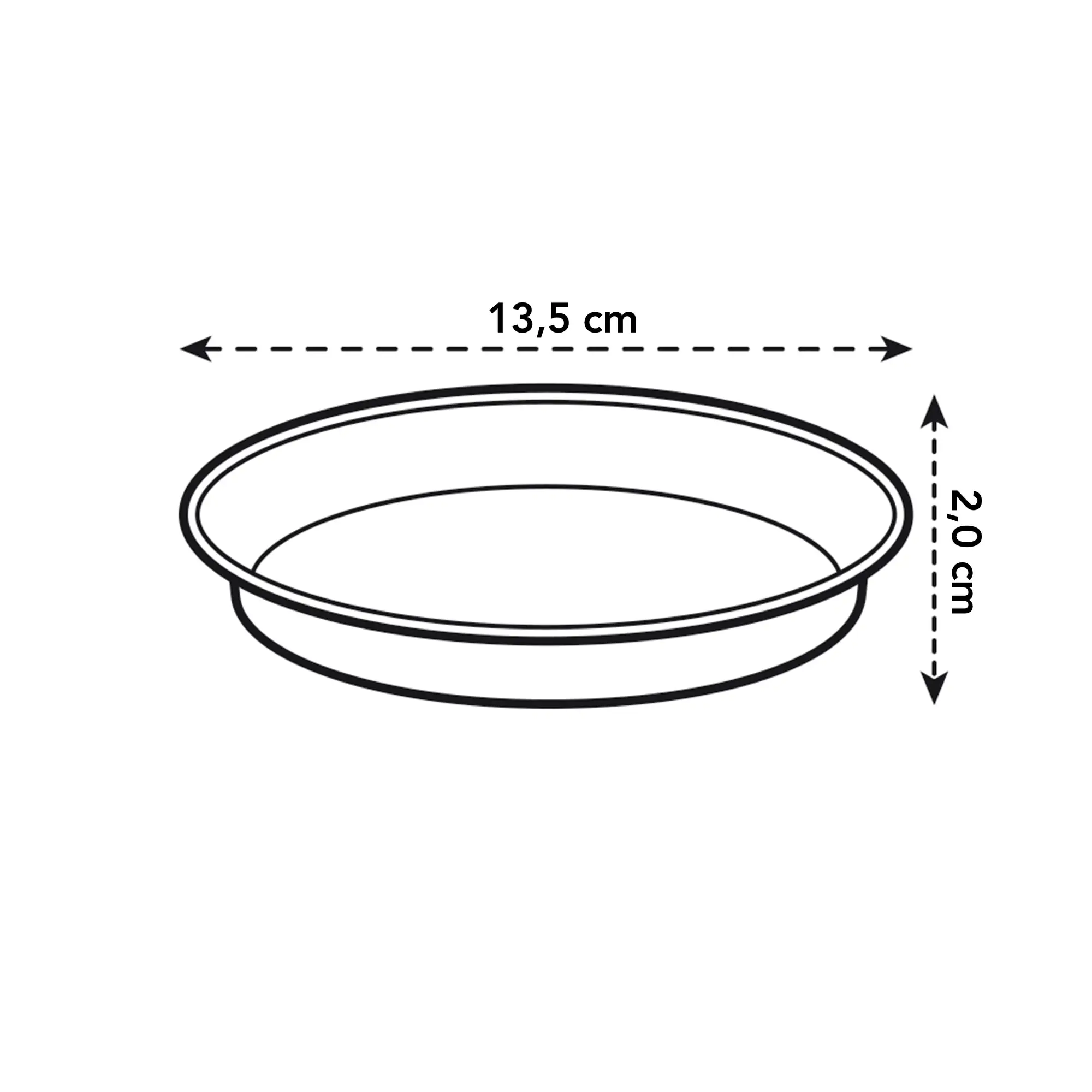 Elho Green Basics Orchid Saucer 14cm Transparent - Image 3
