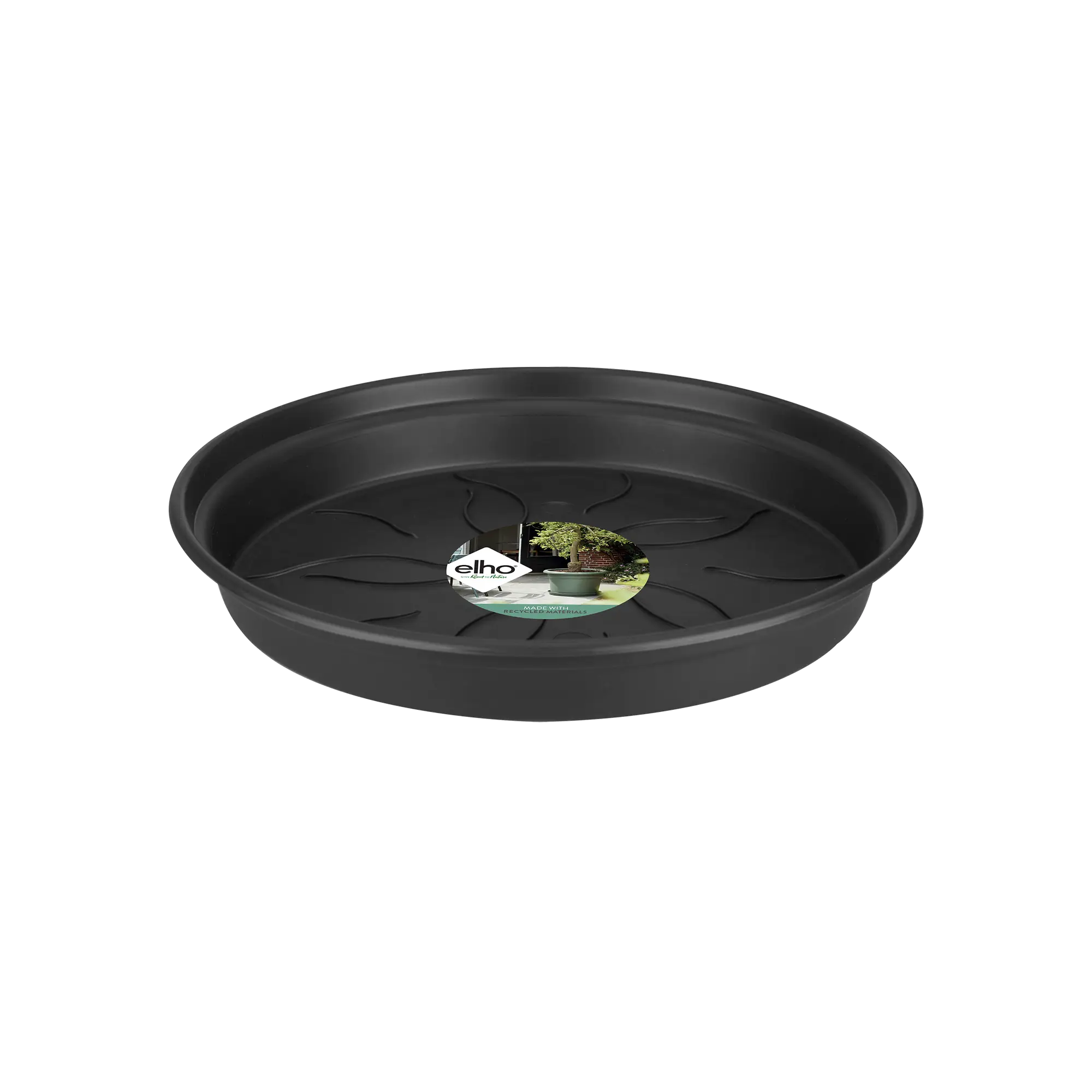 Elho Green Basics Saucer 14cm Living Black Colour - Image 2