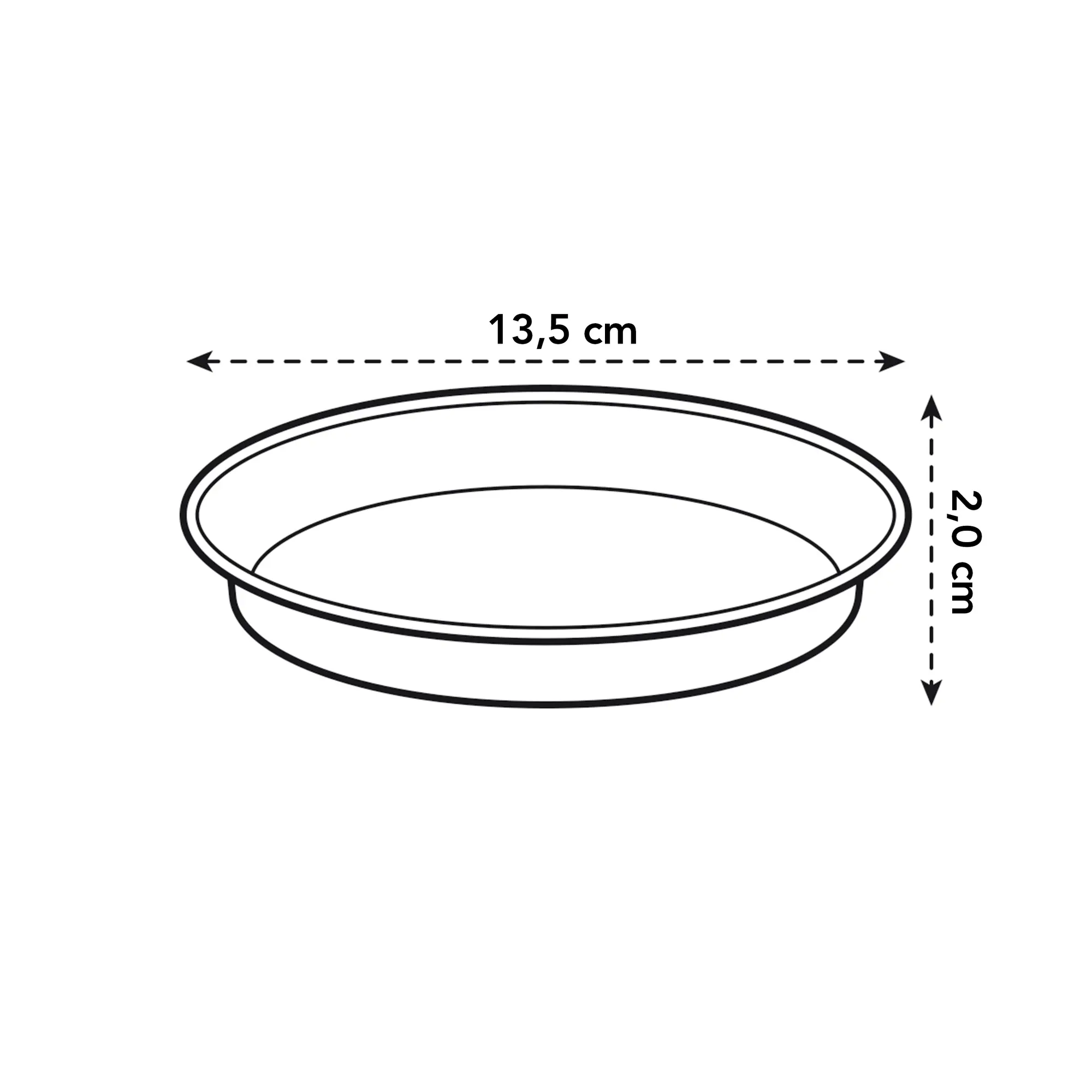 Elho Green Basics Saucer 14cm Living Black Colour - Image 4