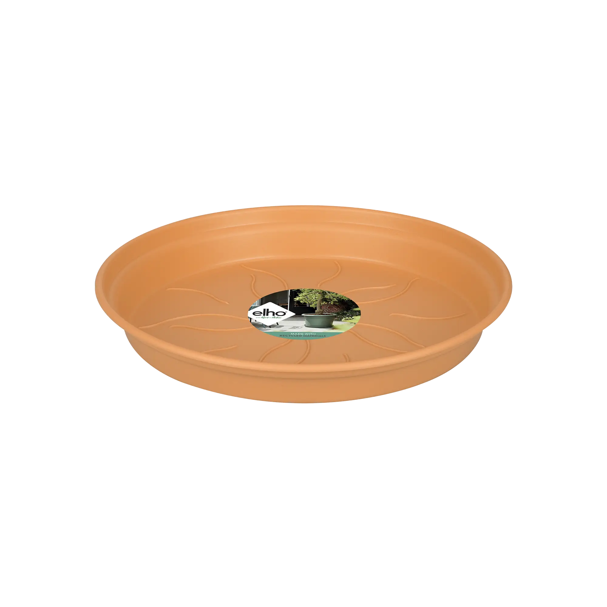 Elho Green Basics Saucer 17cm Mild Terracotta Colour - Image 2