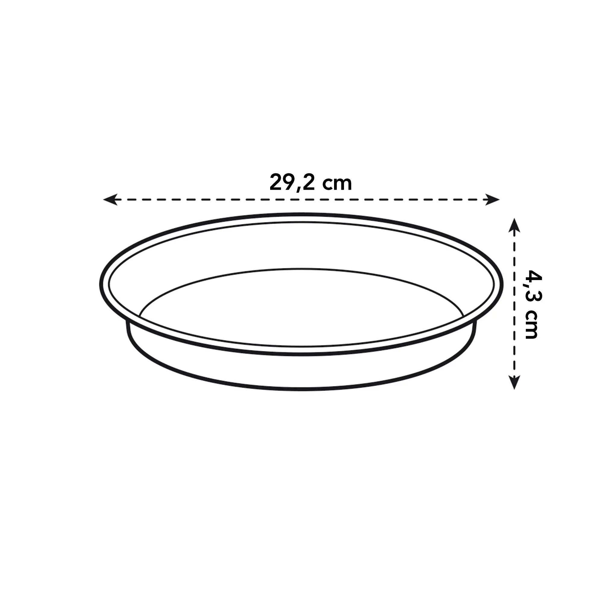 Elho Green Basics Saucer 29cm Living Black Colour - Image 4