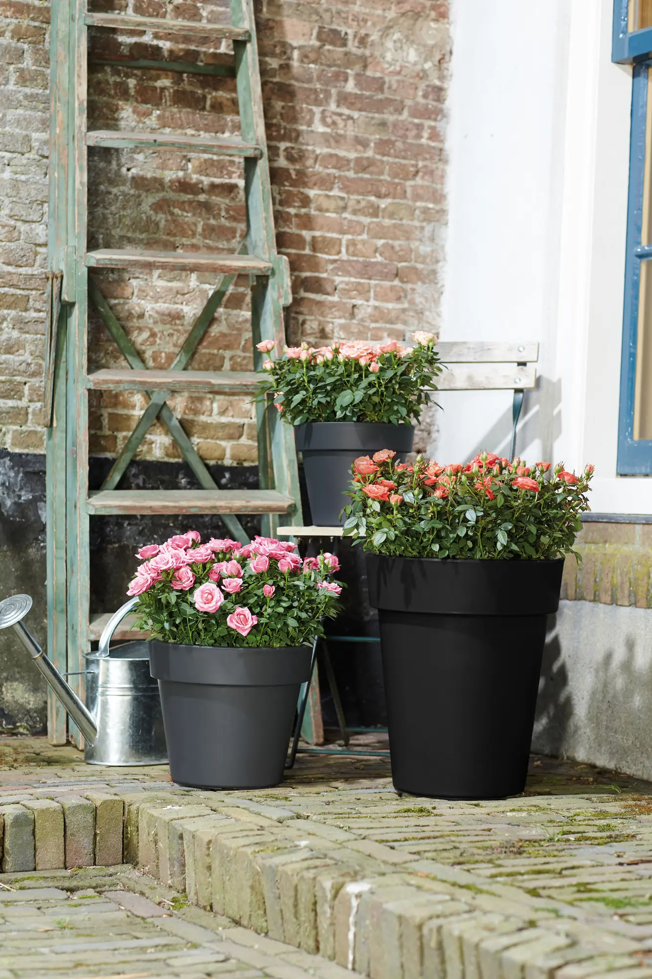 Elho Green Basics Top Planter High 35cm Living Black - Image 4