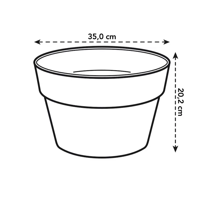Elho Loft Urban Bowl 35cm - Image 3