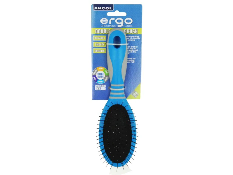 Ancol Ergo Deluxe Double Sided Dog Brush