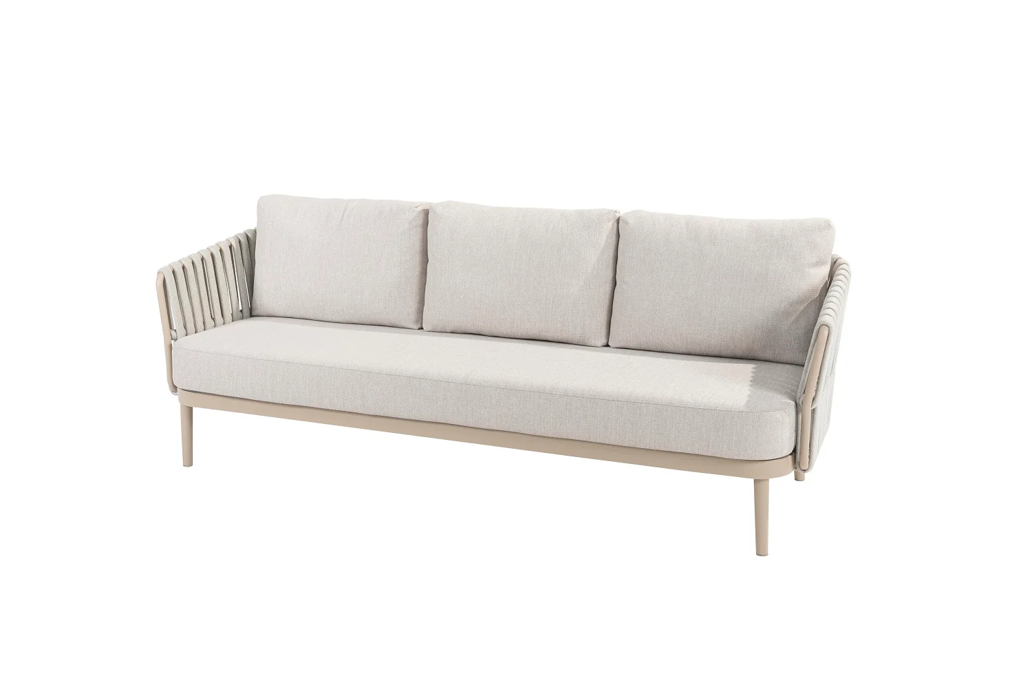 Eva Lounge Set with Monroe Coffee Tables and Gentle Teak Support Table - Image 3
