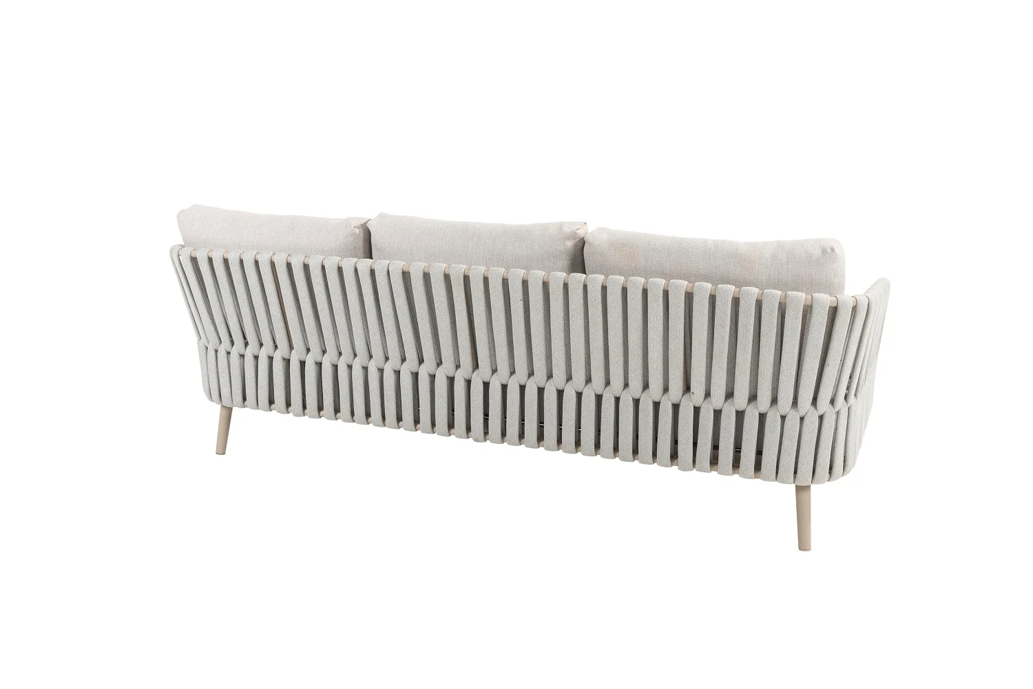 Eva Lounge Set with Monroe Coffee Tables and Gentle Teak Support Table - Image 4