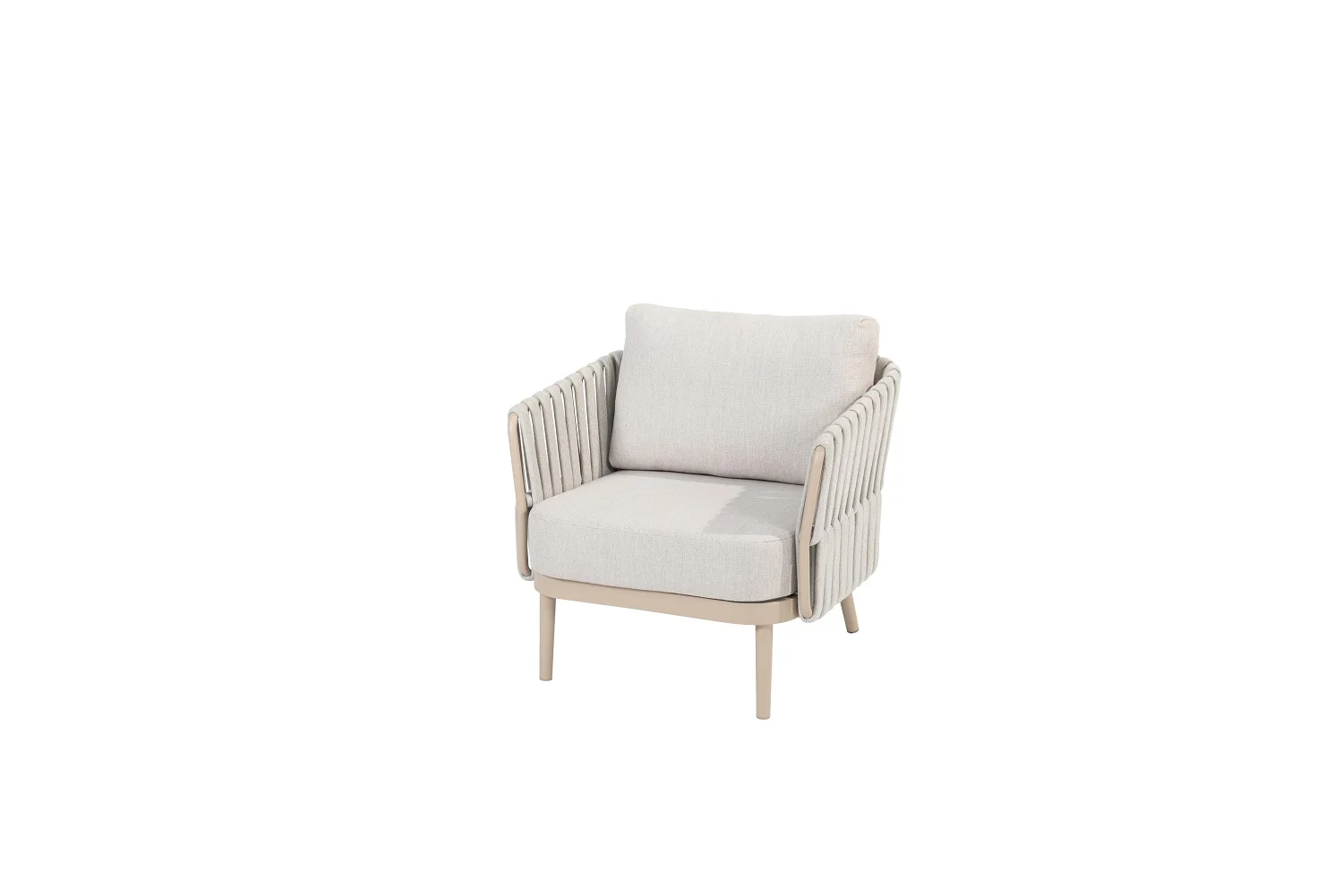 Eva Lounge Set with Monroe Coffee Tables and Gentle Teak Support Table - Image 5