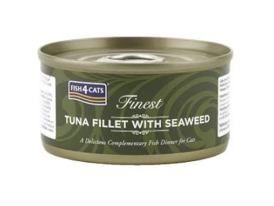 Fish 4 Cats Tuna & Seaweed 70G Cat Food