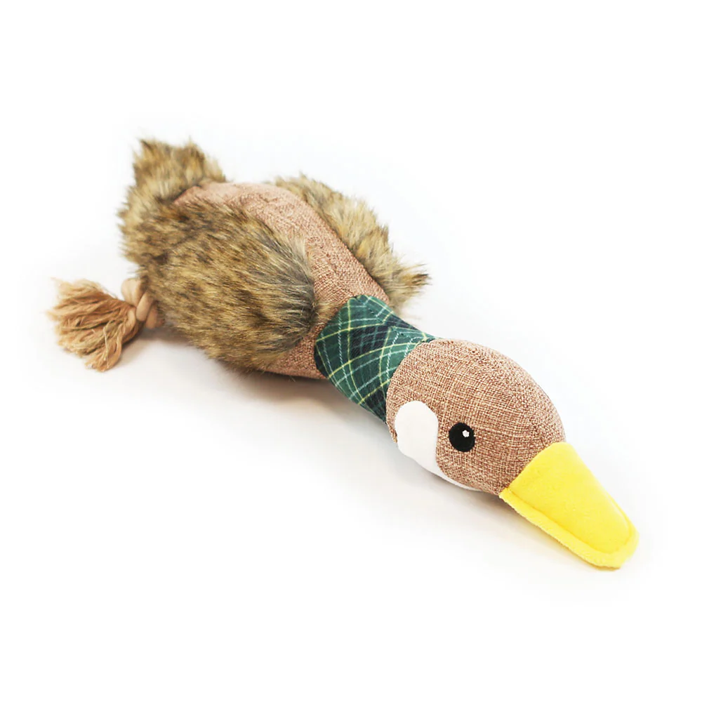 Festive Goose Green Dog Toy - Image 2