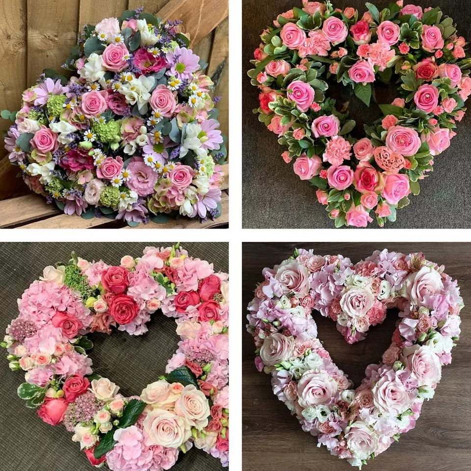 Funeral Heart Tribute Made With The Finest Flowers - Image 2