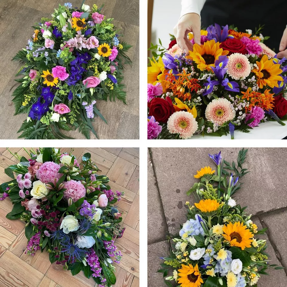 Funeral spray made with the finest flowers - Image 3