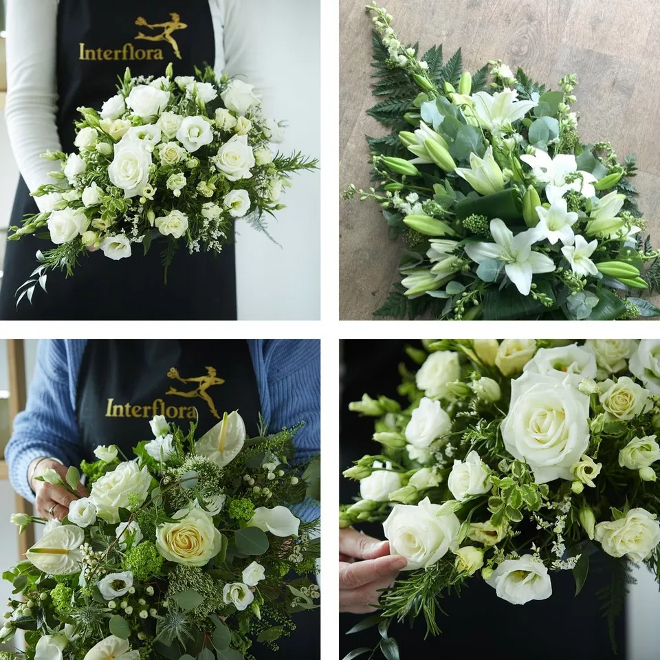 Funeral spray made with the finest flowers - Image 4