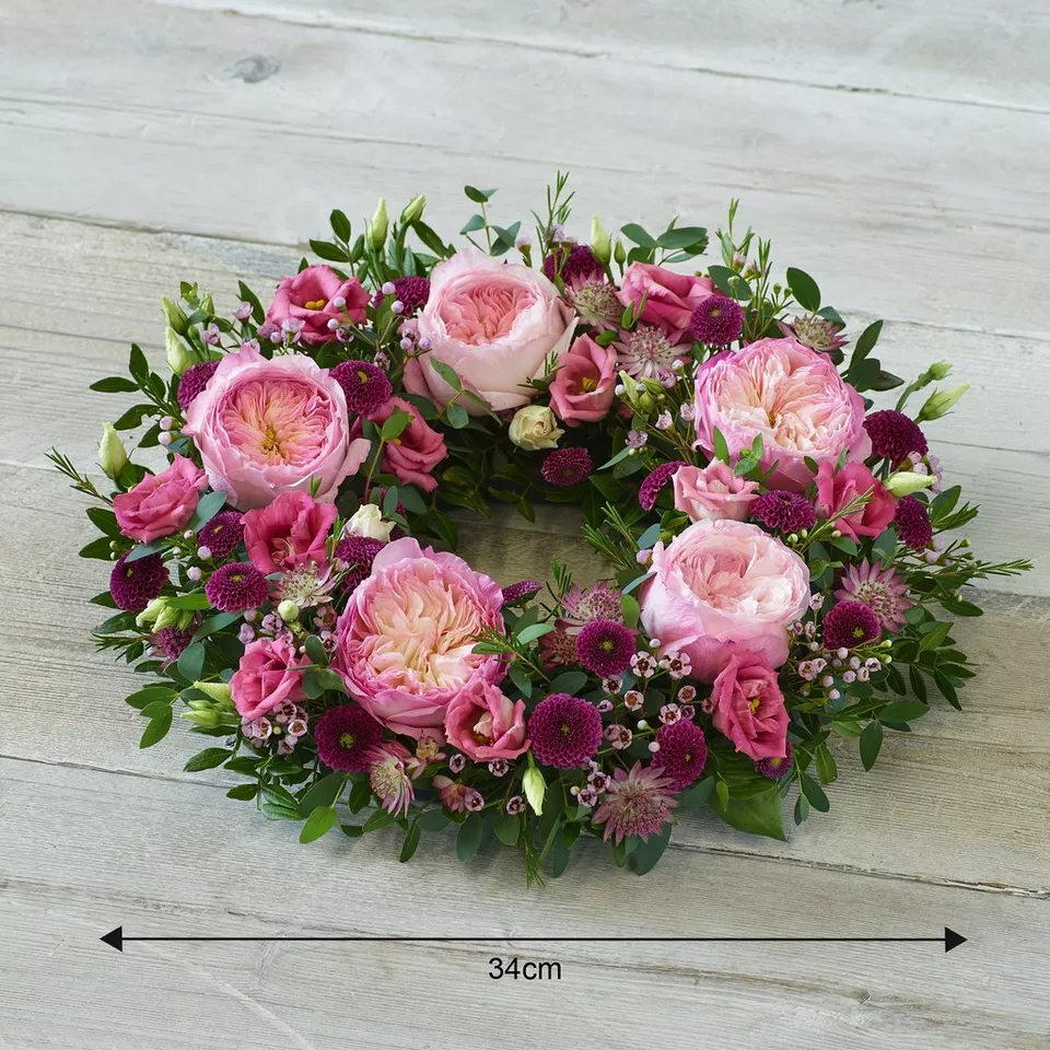 Garden Rose Wreath - Image 2