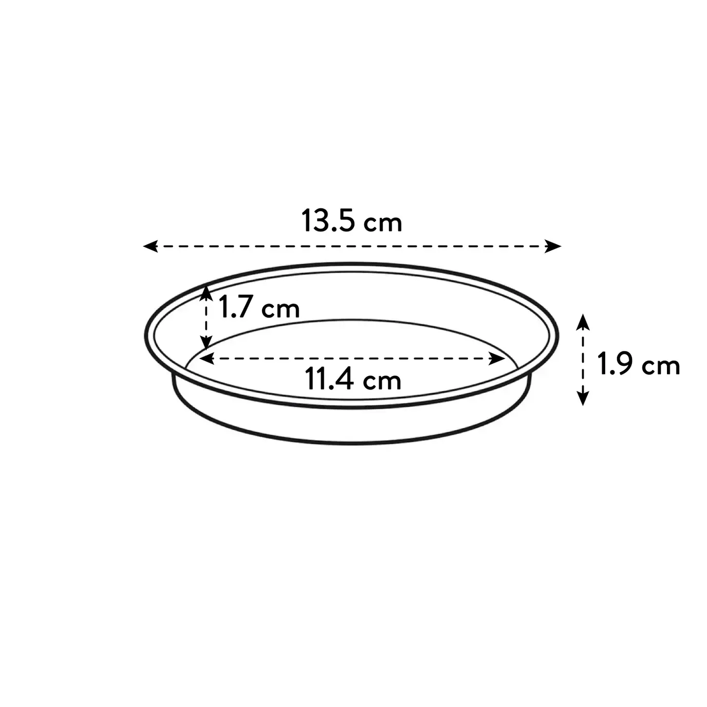 Green Basics Saucer 14cm Stone Green - Image 4