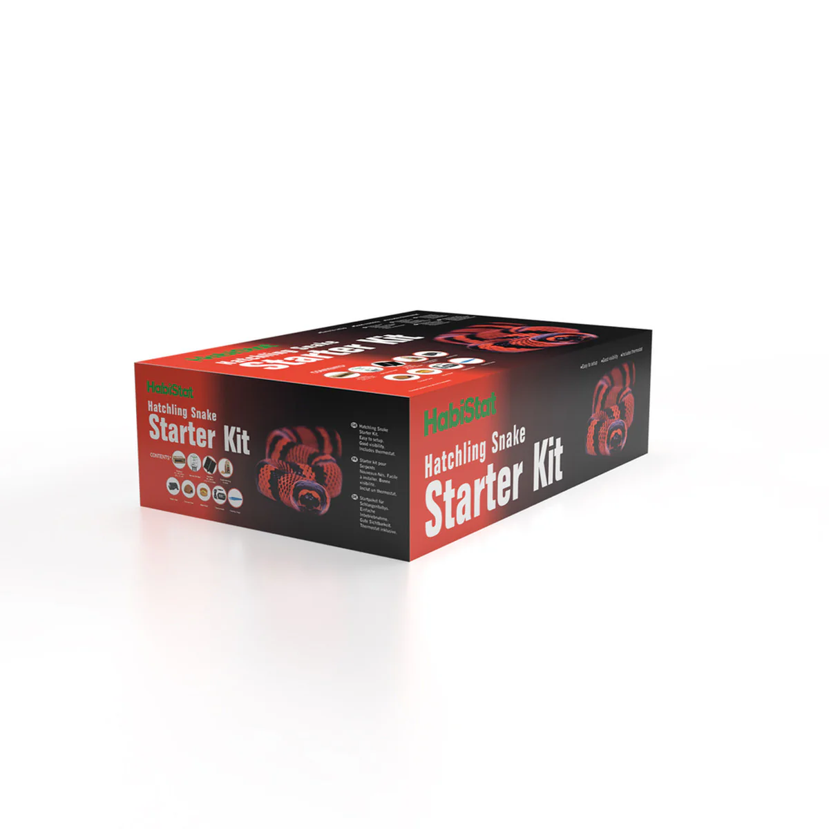 HabiStat Hatchling Snake Starter Kit Black 61 x 38 x 20cm - Image 4