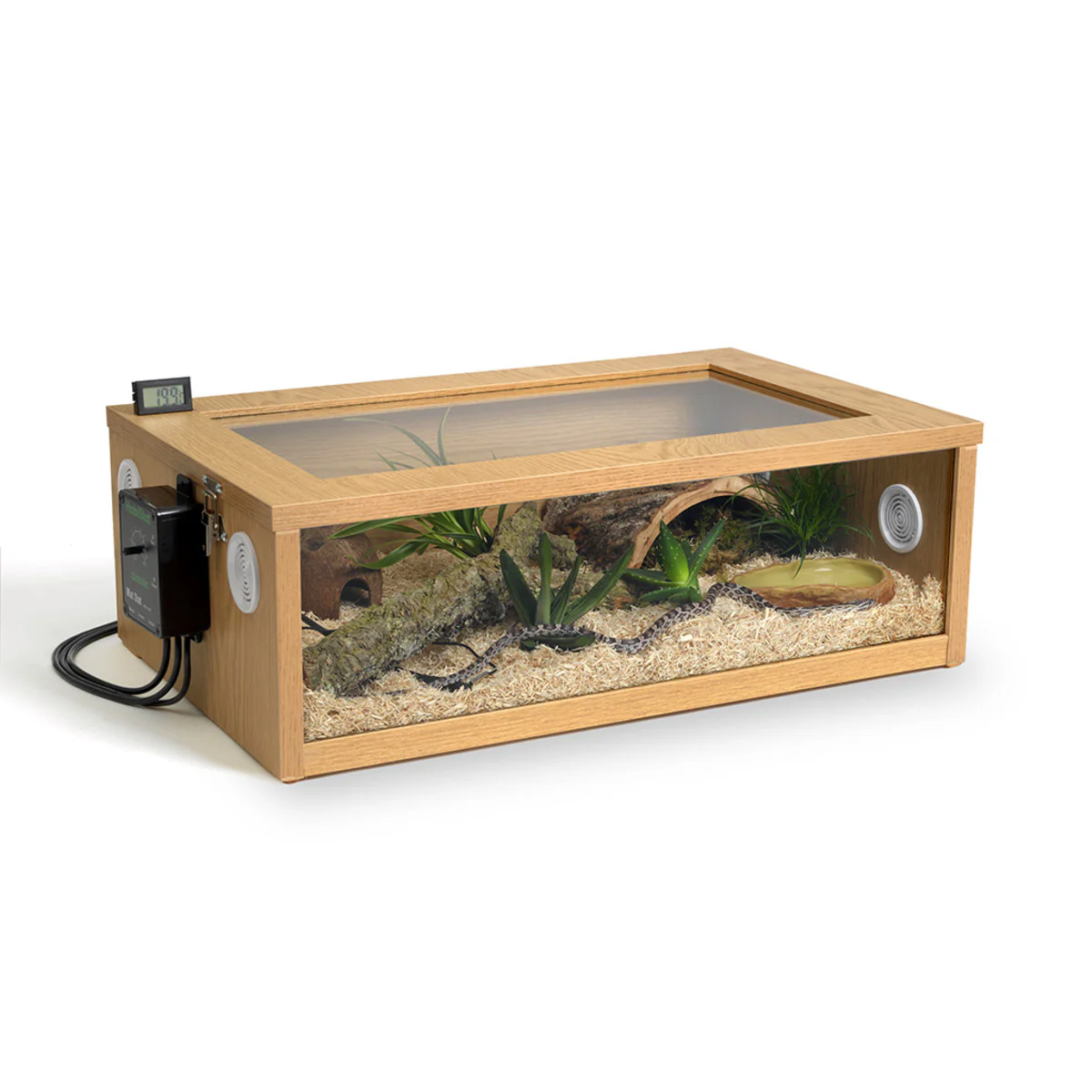 HabiStat Hatchling Snake Starter Kit Oak 61 x 38 x 20cm - Image 7
